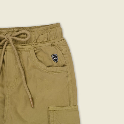 Boys Cotton Denim Cargo Joggers â€“ Soft & Stretchable Pants