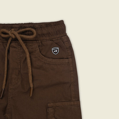 Boys Cotton Denim Cargo Joggers â€“ Soft & Stretchable Pants