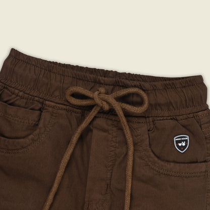 Boys Cotton Denim Cargo Joggers â€“ Soft & Stretchable Pants