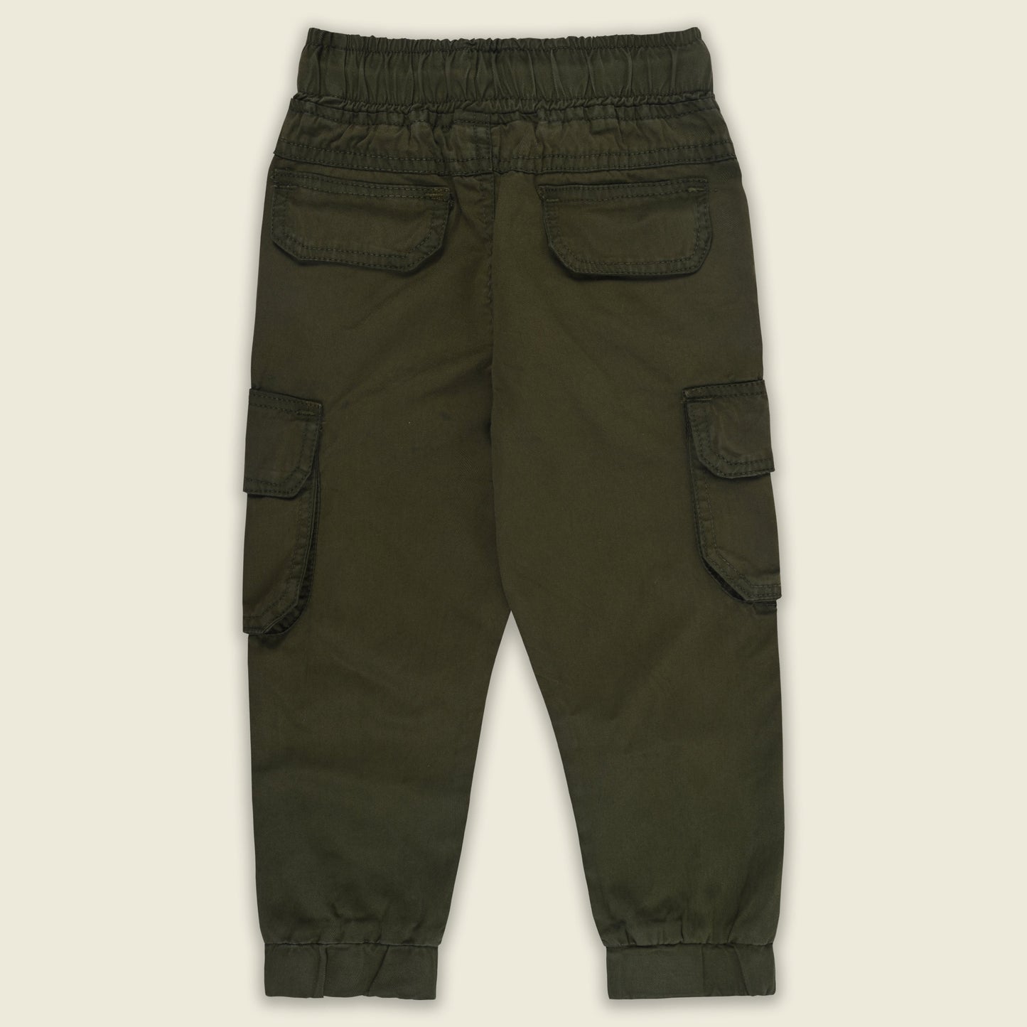 Boys Cotton Denim Cargo Joggers â€“ Soft & Stretchable Pants