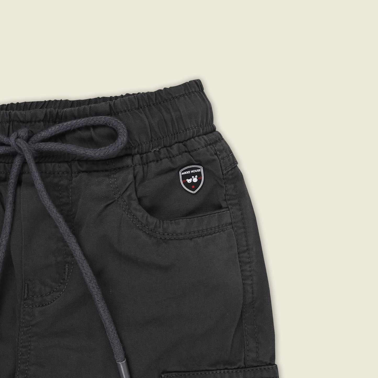 Boys Cotton Denim Cargo Joggers â€“ Soft & Stretchable Pants