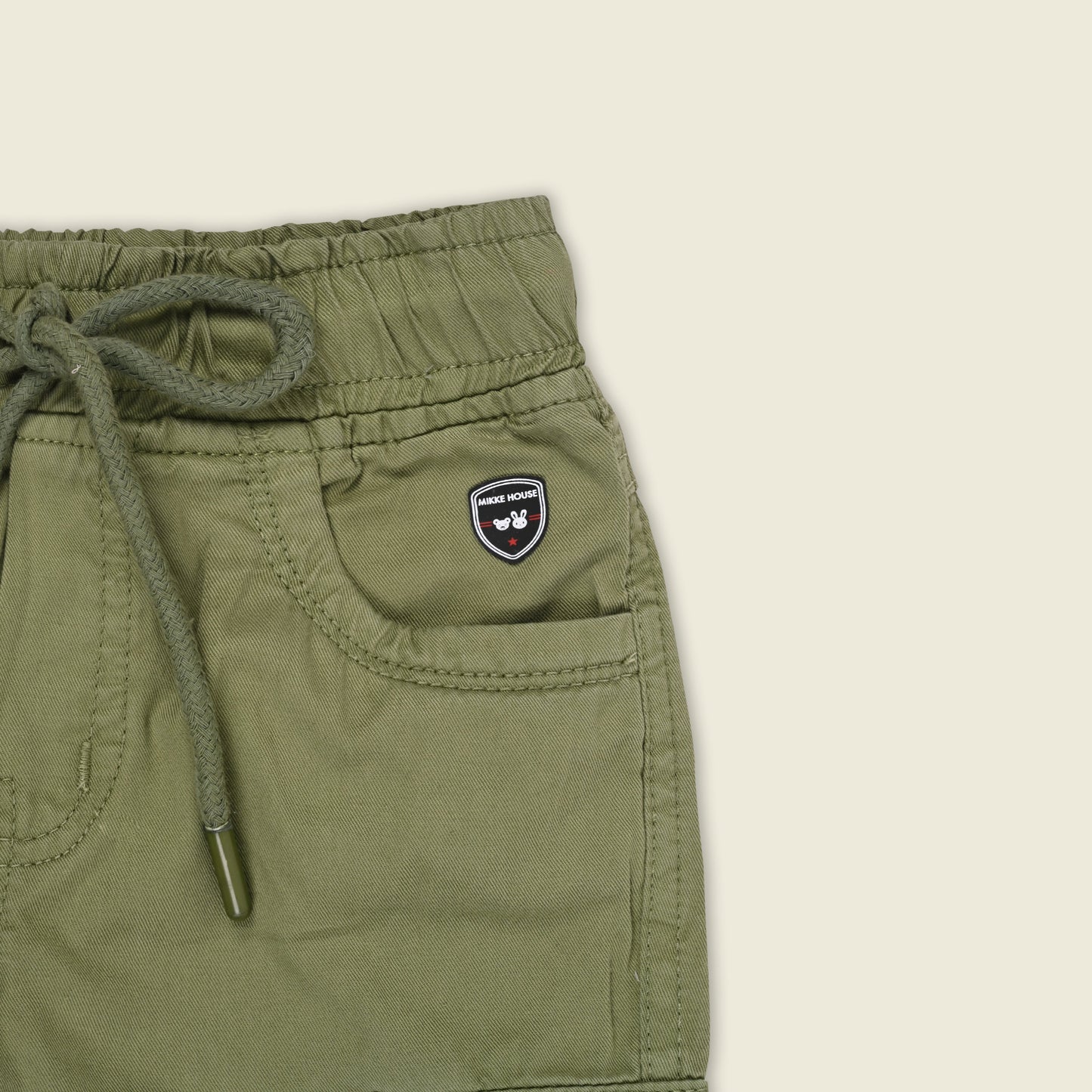 Boys Cotton Denim Cargo Joggers â€“ Soft & Stretchable Pants