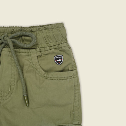 Boys Cotton Denim Cargo Joggers â€“ Soft & Stretchable Pants