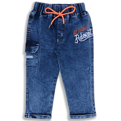 Boys Printed Regular Fit Casual Jeans