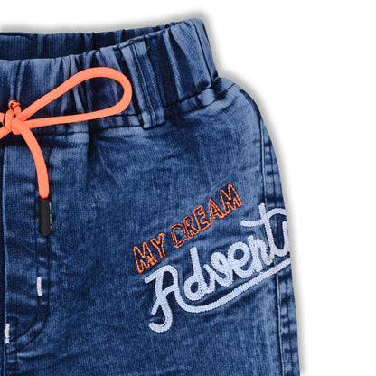 Boys Printed Regular Fit Casual Jeans