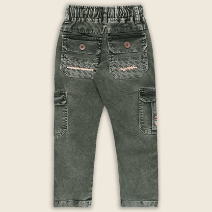 Buy Premium Baby Boys Stylish Cargo Denim Jeans Online