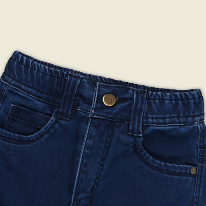 Boys Cotton Denim Cargo Jeans â€“ Stretchable Pants