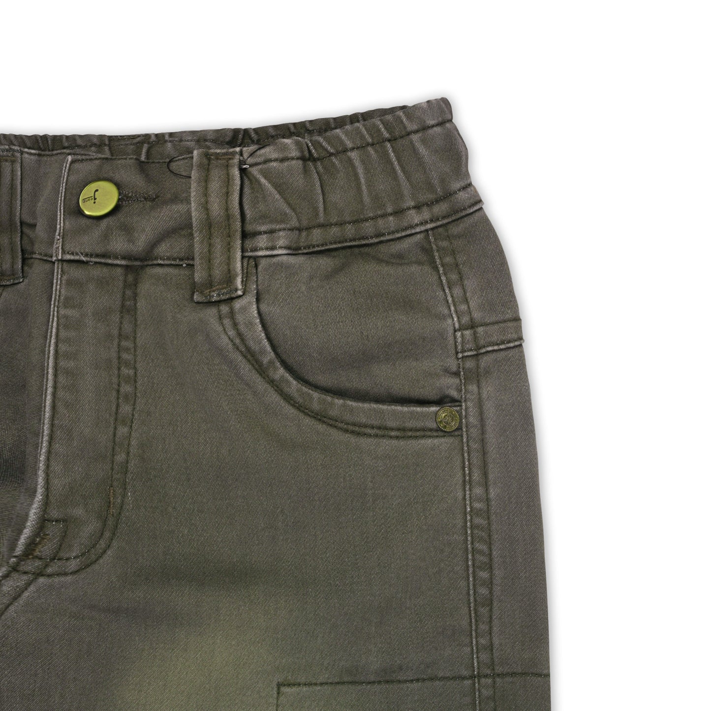 Boys Cotton Denim Cargo Jeans â€“ Stretchable Pants