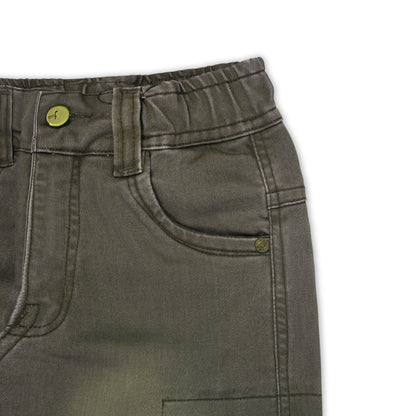 Boys Cotton Denim Cargo Jeans â€“ Stretchable Pants