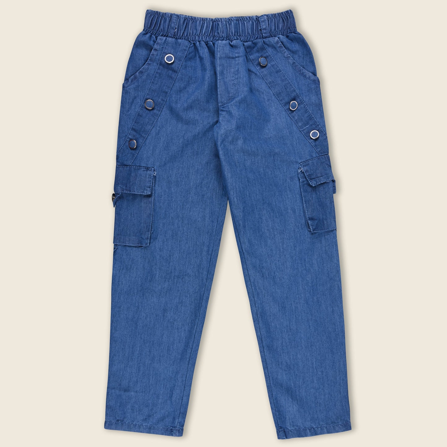 Girls Denim Joggers