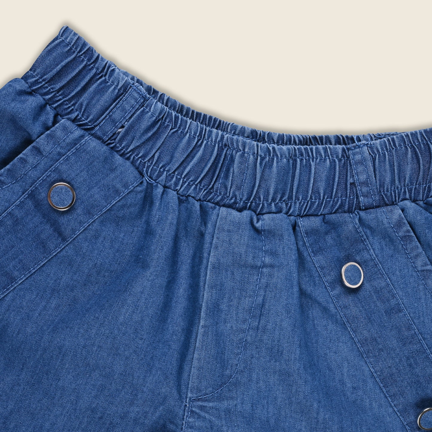 Girls Denim Joggers