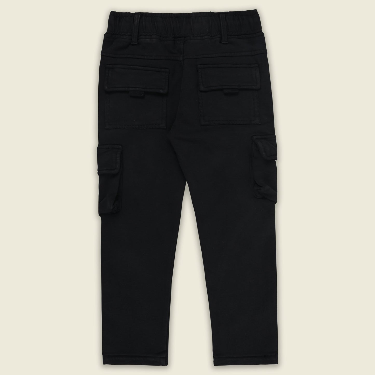 Boys Cotton Denim Cargo Pants â€“ Stretchable Joggers