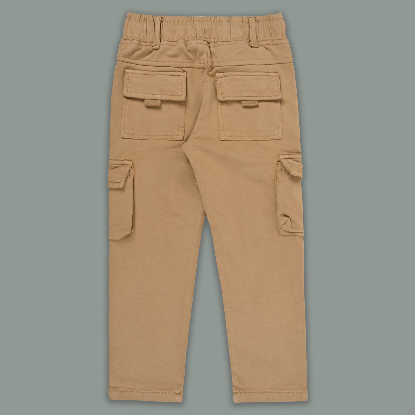 Boys Cotton Denim Cargo Pants â€“ Stretchable Joggers