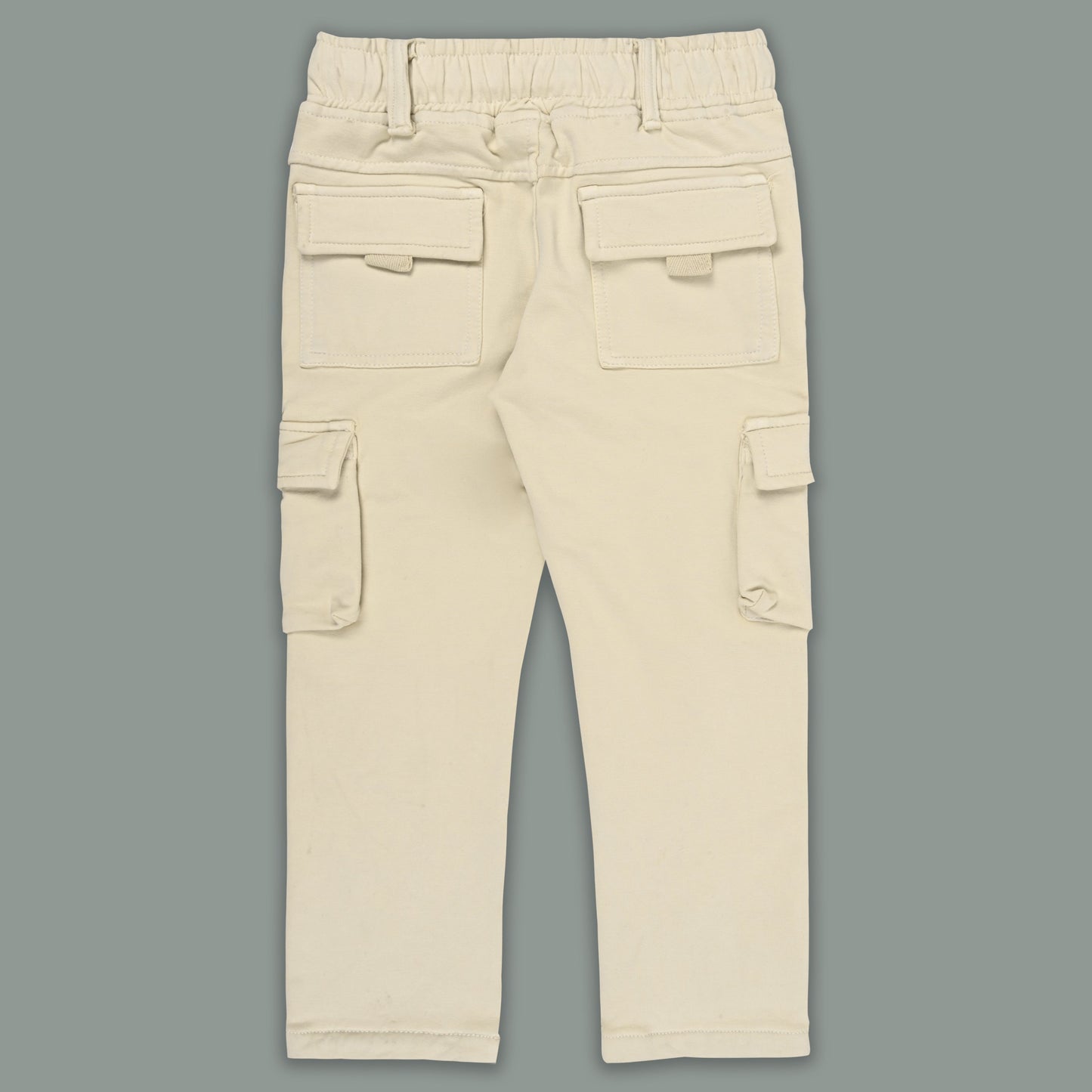 Boys Cotton Denim Cargo Pants â€“ Stretchable Joggers