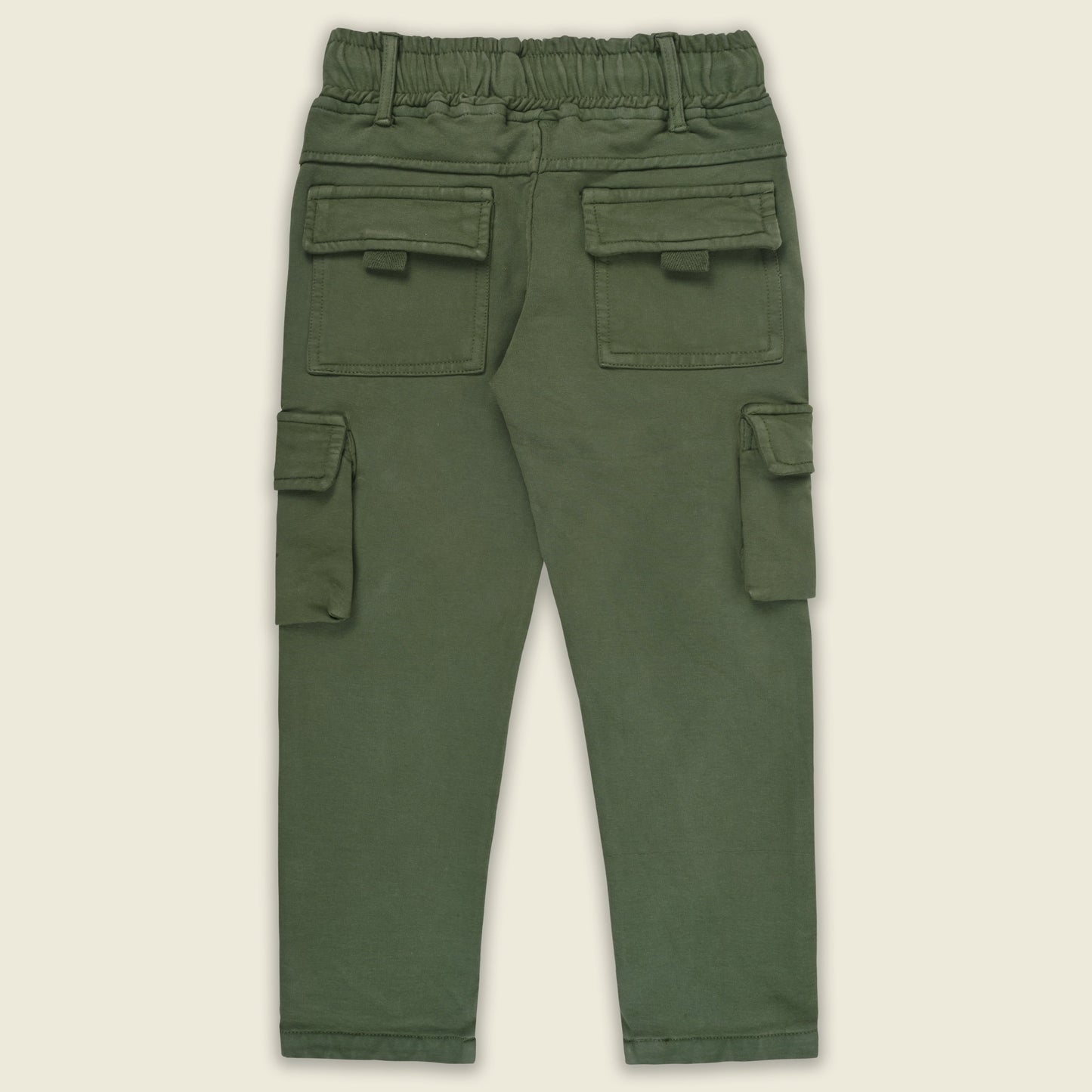Boys Cotton Denim Cargo Pants â€“ Stretchable Joggers