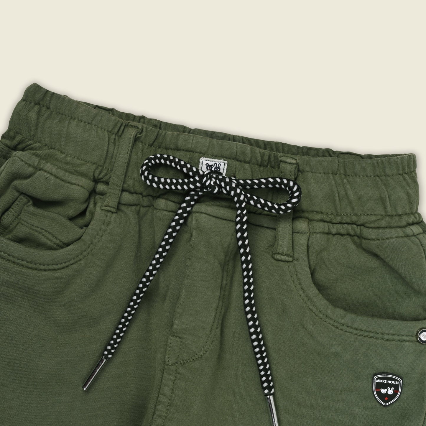 Boys Cotton Denim Cargo Pants â€“ Stretchable Joggers