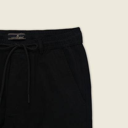 Men’s Cotton Cargo Pants | Comfortable Casual Wear with Multi Utility Pockets | Elastic Waist & Cuffed Jogger Fit