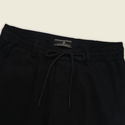 Men’s Cotton Cargo Pants | Comfortable Casual Wear with Multi Utility Pockets | Elastic Waist & Cuffed Jogger Fit