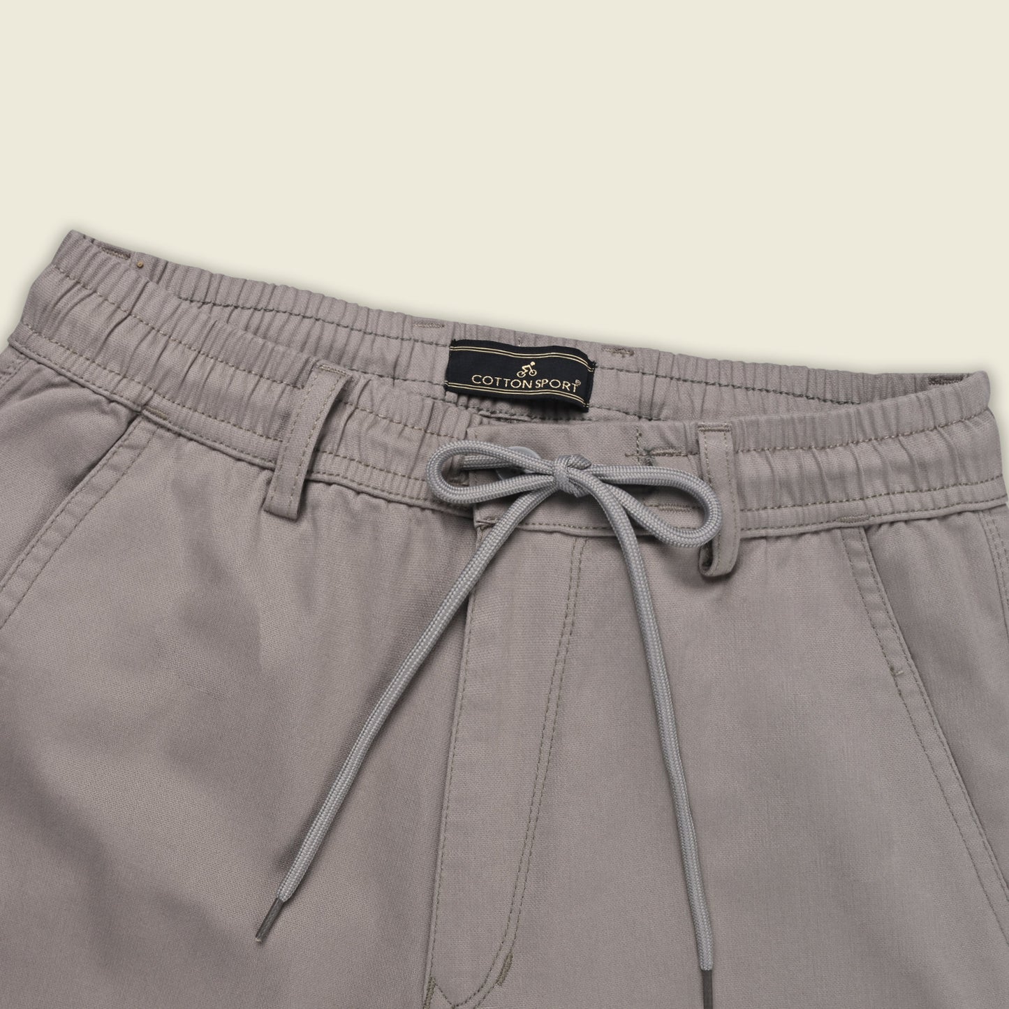 Men’s Cotton Cargo Pants | Comfortable Casual Wear with Multi Utility Pockets | Elastic Waist & Cuffed Jogger Fit