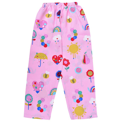 Unisex Printed Top and Bottom Pyjamas Night Dress