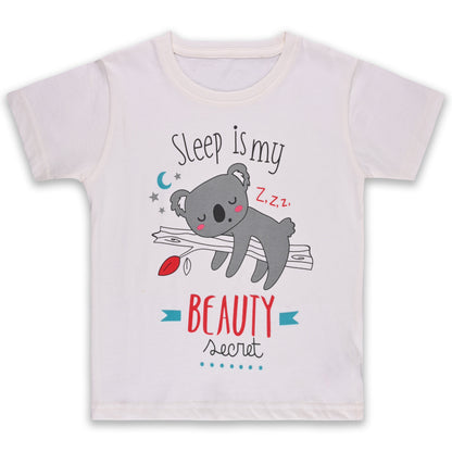 Girls Cute Printed Cotton Summer Nightsuit