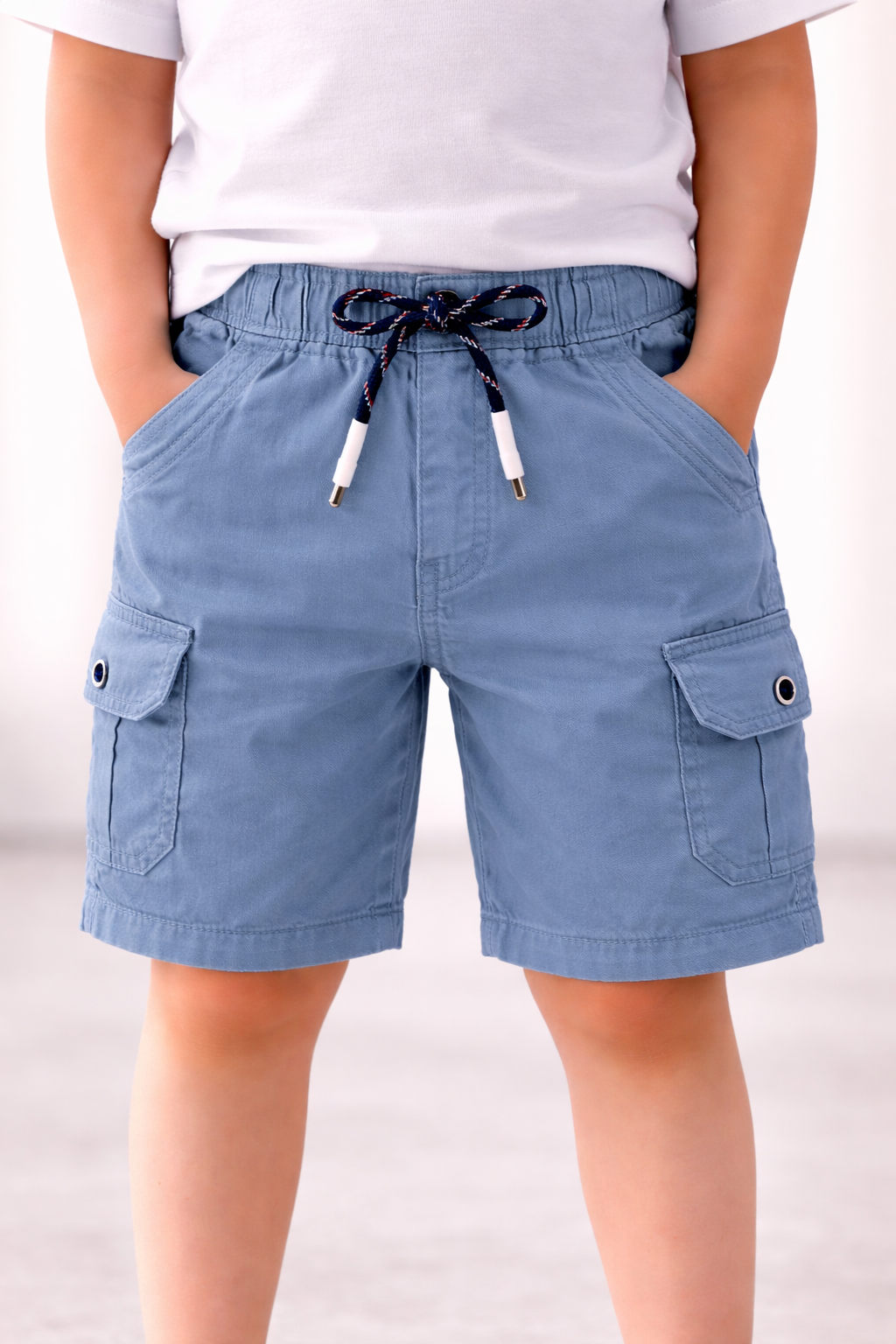 Boys Cotton Cargo Summer Shorts
