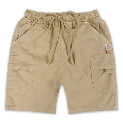 Boys Cotton Cargo Shorts Pack of 2 with Drawstring Waist | Casual Kids Summer Wear