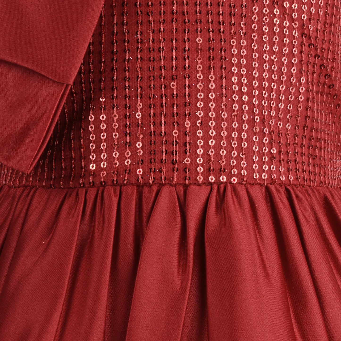 Girls Embellished A-Line Frock Dress