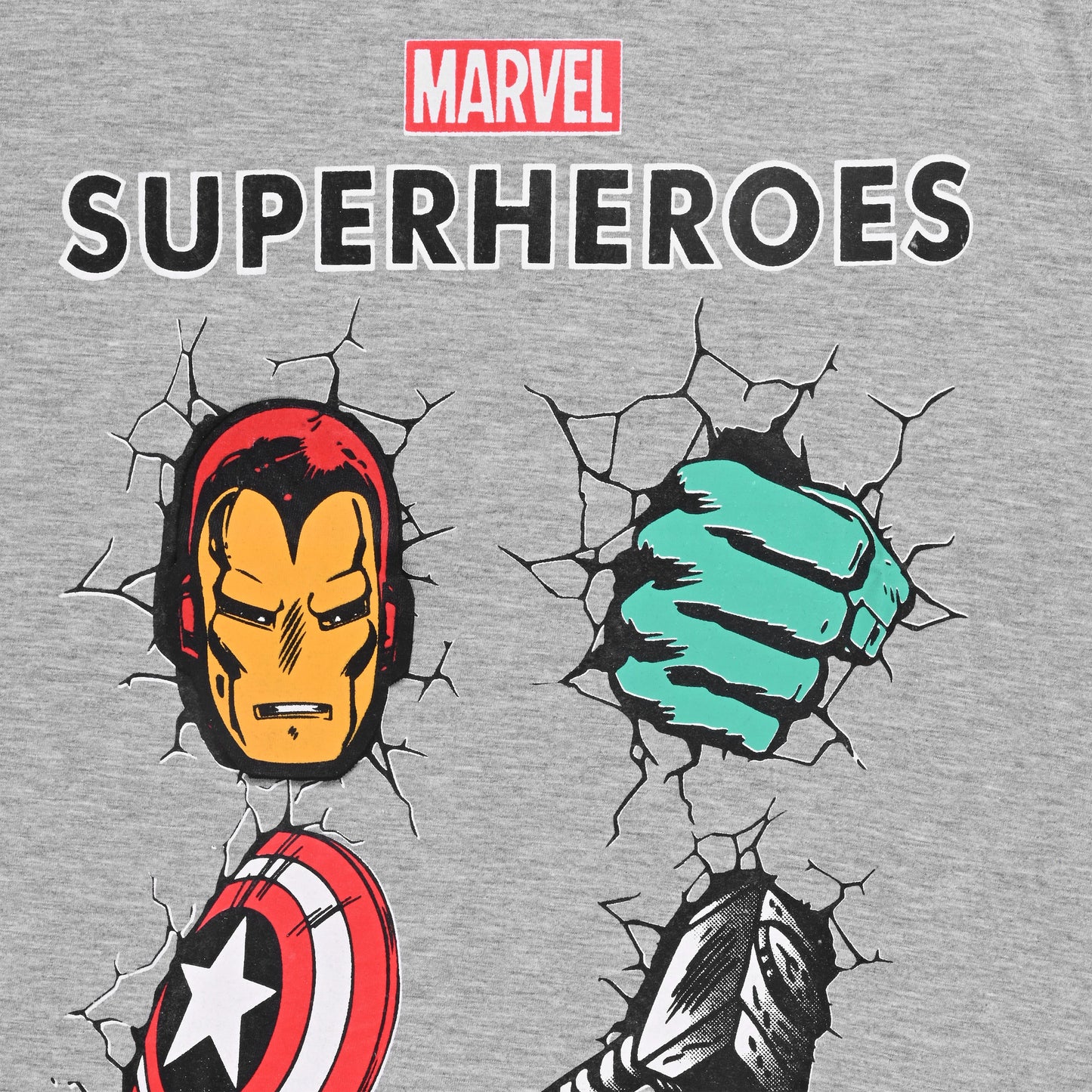 Marvel Superheroes Kids Full Sleeve T-Shirt â€“ Cotton Blend