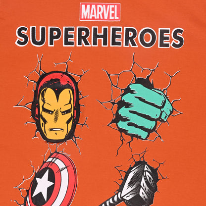 Marvel Superheroes Kids Full Sleeve T-Shirt â€“ Cotton Blend