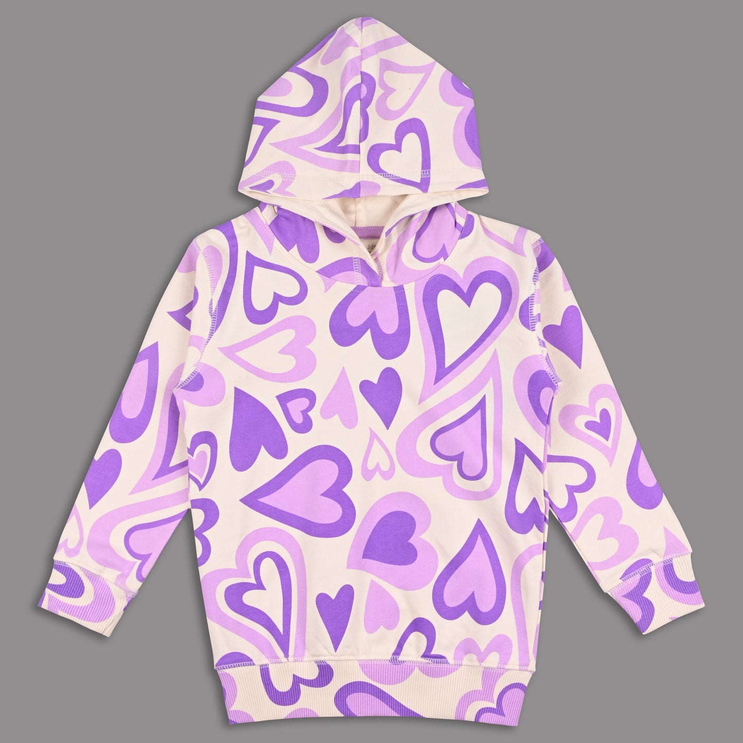 Buy Purple Unisex Cotton Sweatshirt | Best Hoodies for Baby Boys Online | Kids Hoodies Under 699