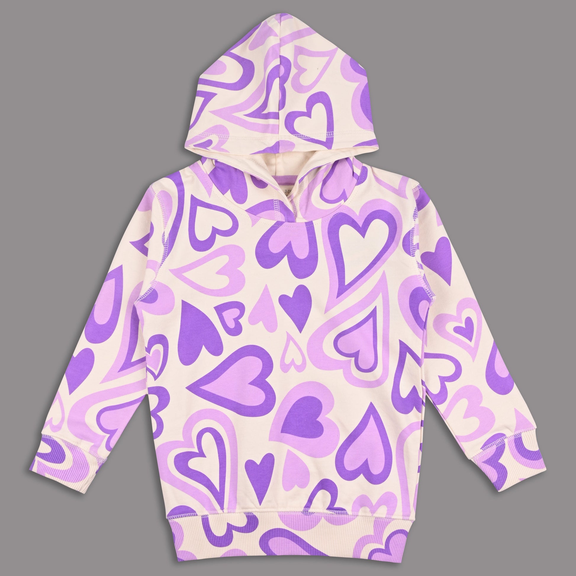 Buy Purple Unisex Cotton Sweatshirt | Best Hoodies for Baby Boys Online | Kids Hoodies Under 699