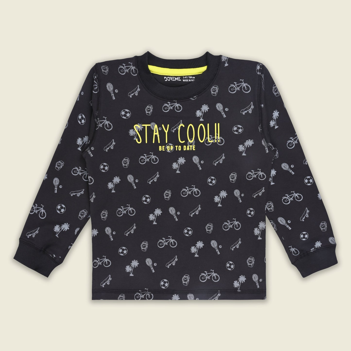 Kids Full Sleeve T-Shirt â€“ Cotton Blend T417g