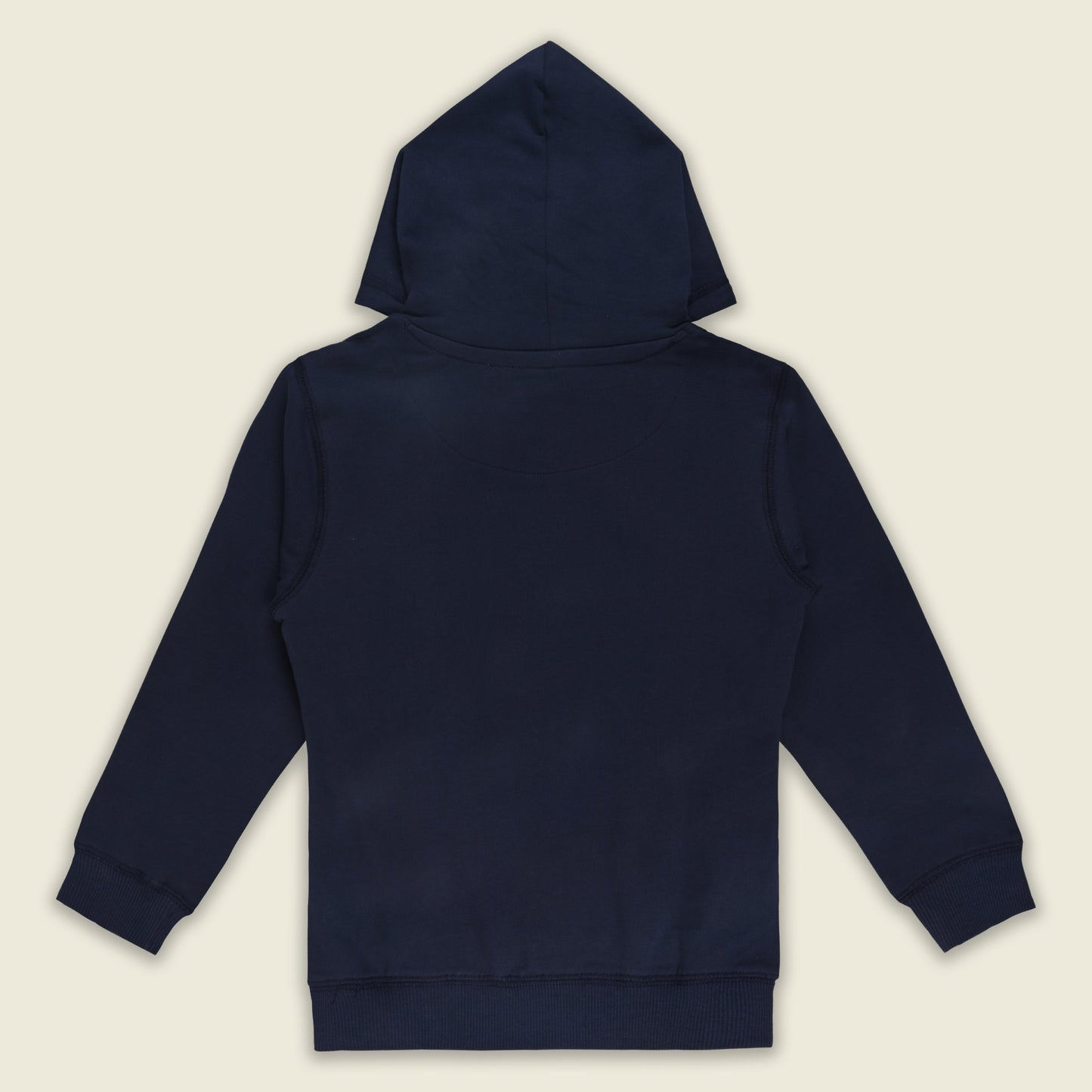 Boys Red Cotton Blend Printed Hoodie – Winter Casual Wear