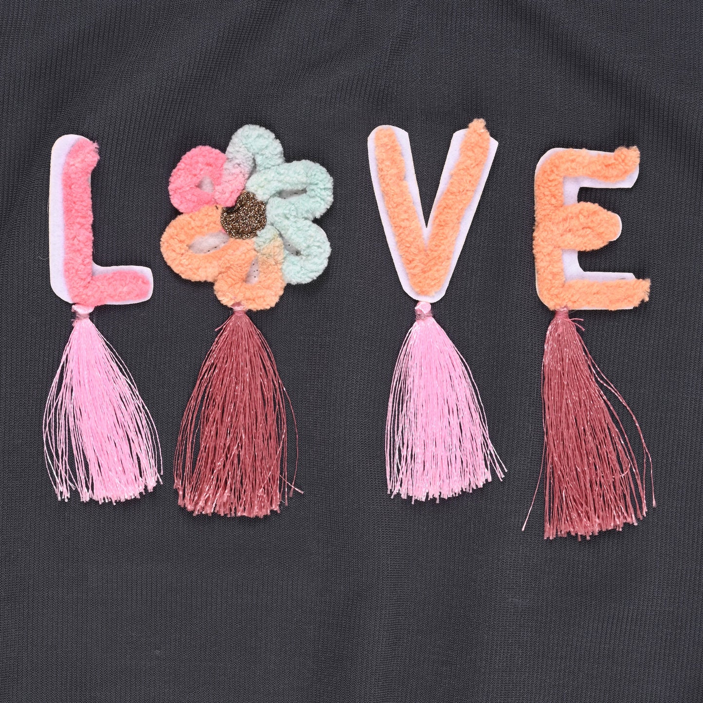 Buy Premium Baby Girls Cotton T-shirt with Love Embroidery Online