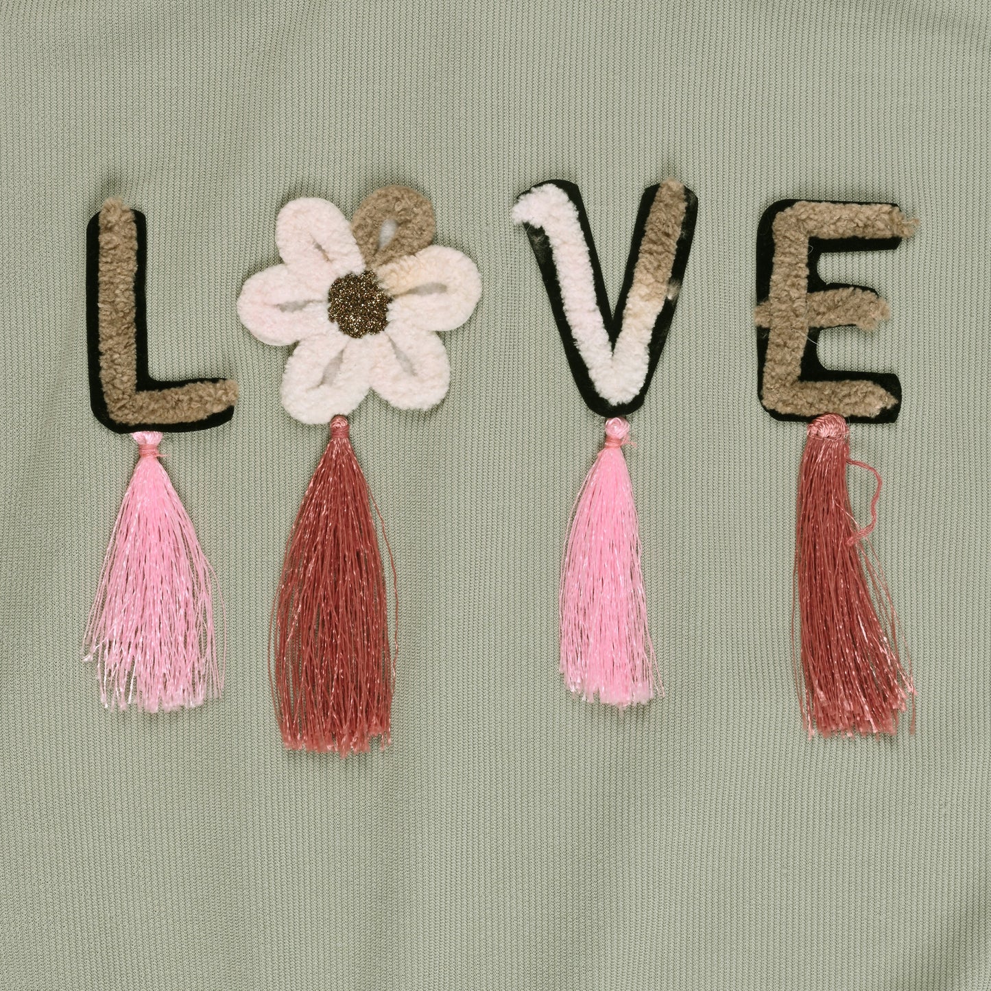 Buy Premium Baby Girls Cotton T-shirt with Love Embroidery Online