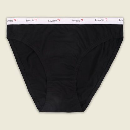 Women’s Cotton Blend Mid-Rise Briefs – Pack of 3