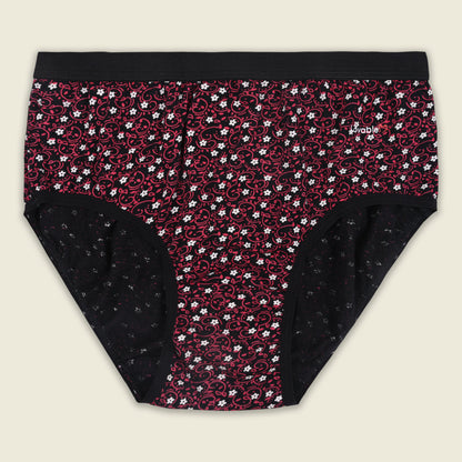 Women’s Cotton Blend Printed Mid-Rise Briefs – Pack of 3